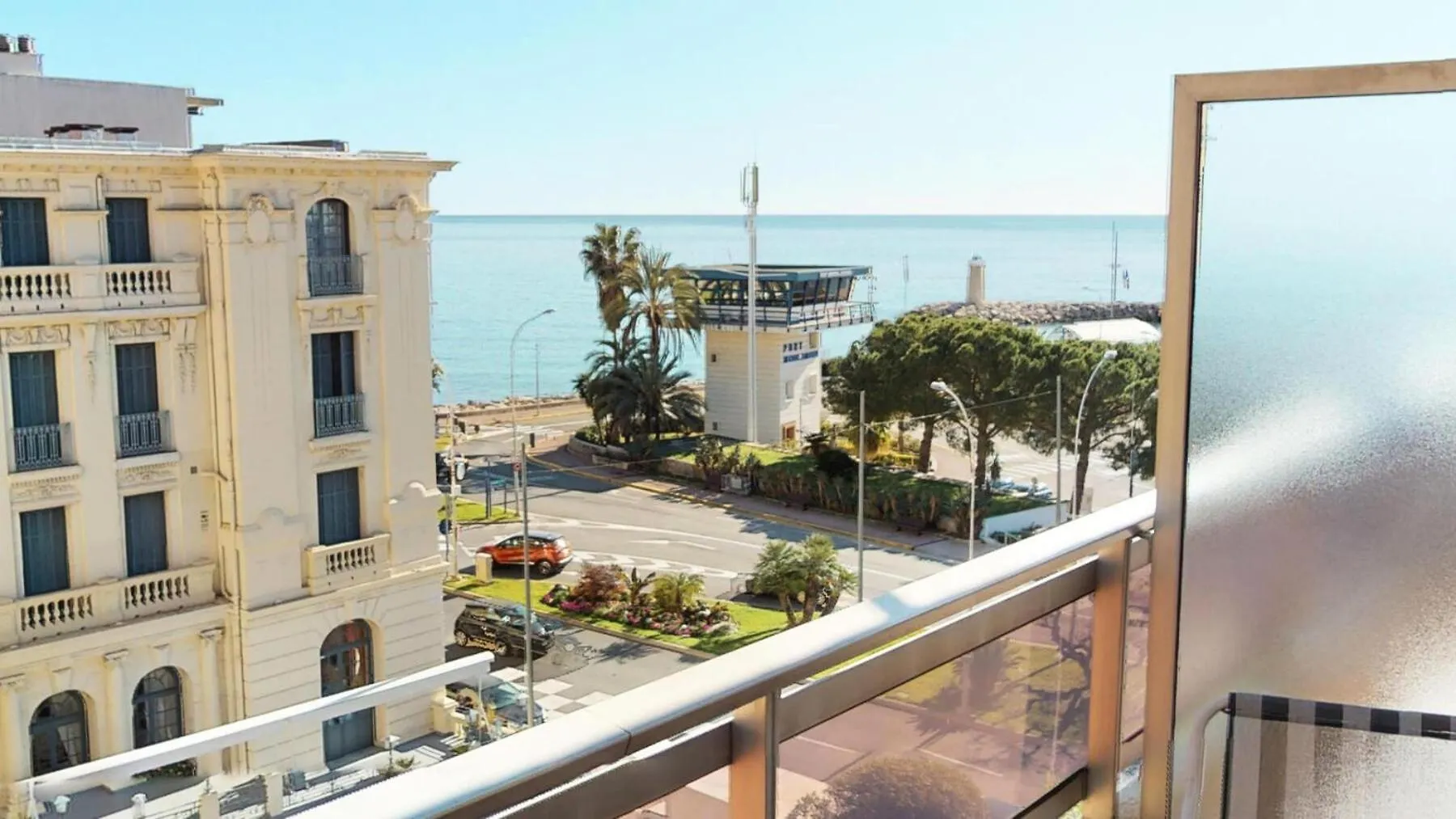Residence Le Diplomat - Giotto - Joli 3P Refait A Neuf Avec Vue Mer Laterale, Terrasse Et Parking Mae-9054 Menton France